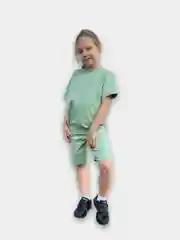 Оливковый спортивный костюм детский