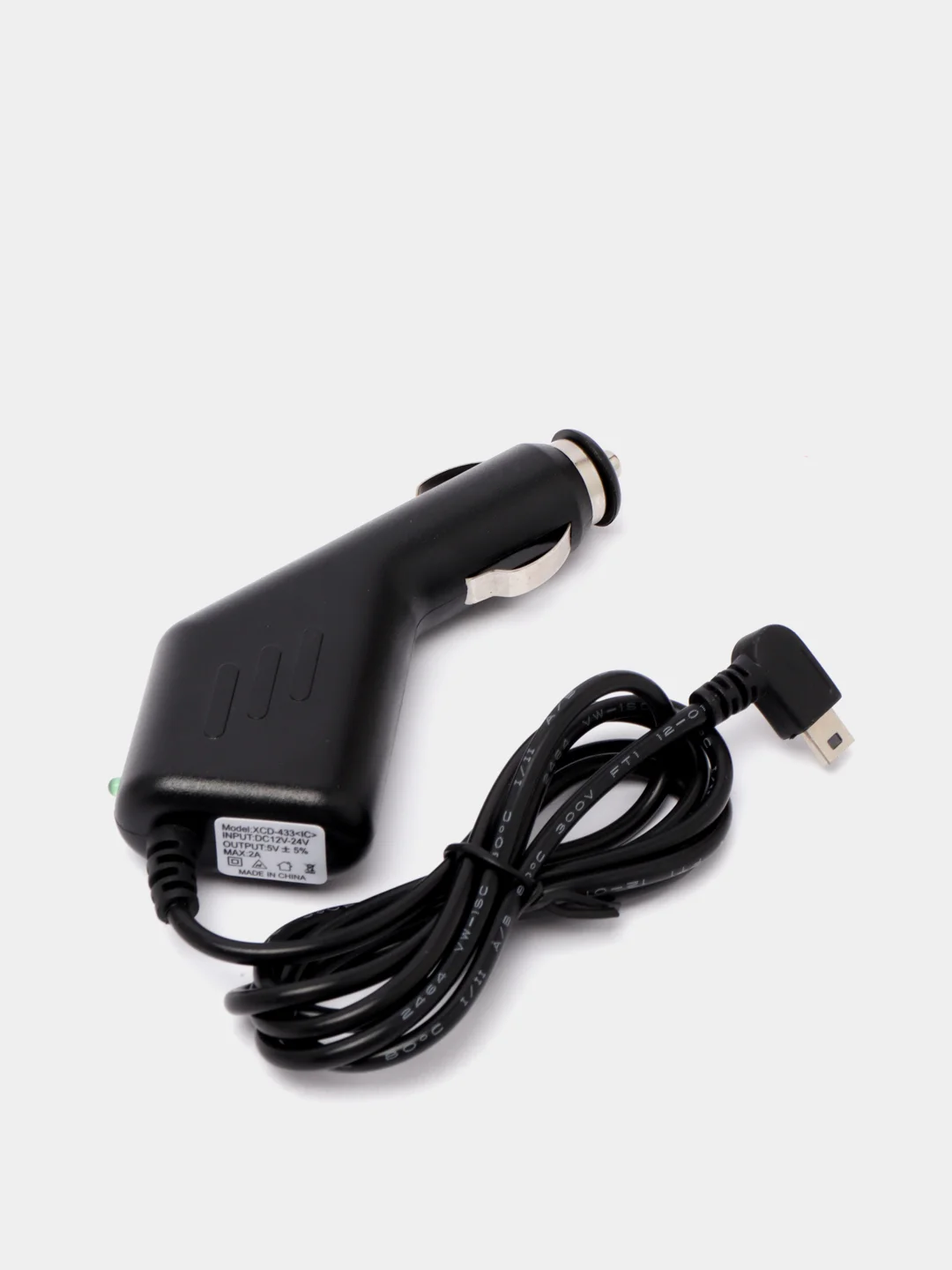 Автомобильное зарядное устройство MINI USB 2А 1.2 метра для видеорегистратора, навигатора