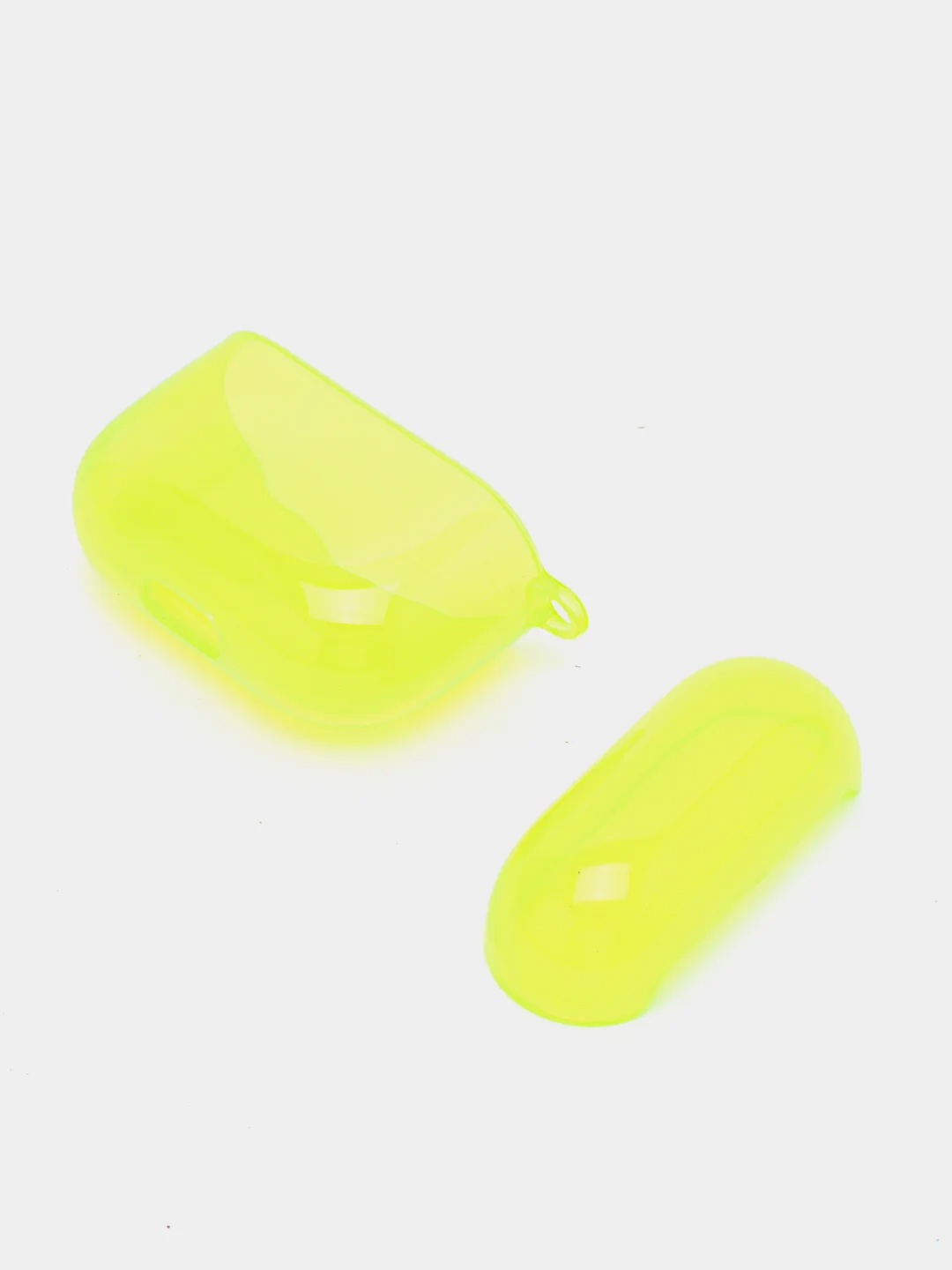 Лимонный неоновый чехол для AirPods 3, силиконовый, с креплением под карабин, 9 цветов