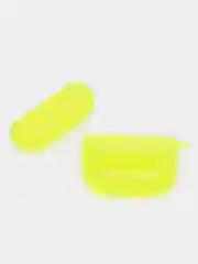 Лимонный неоновый чехол для AirPods 3, силиконовый, с креплением под карабин, 9 цветов