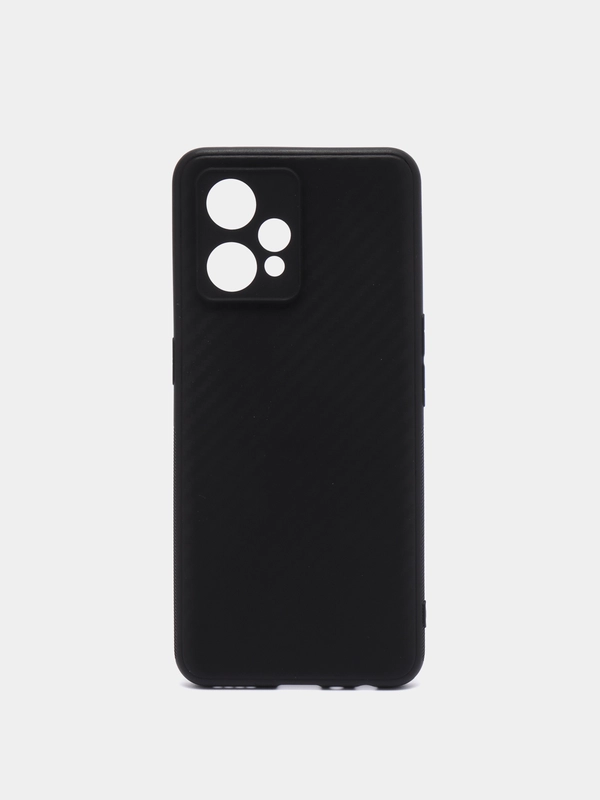 Чехол-карбон с защитой камеры на Realme 9 pro Plus / REALME 9 4g