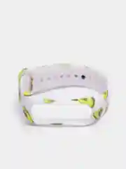 Зеленый ремешок для Xiaomi mi band 3, 4, 5, 6 с авокадо силиконовый фитнес браслет
