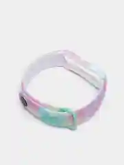 Розовый силиконовый ремешок космический для Xiaomi mi band 3 / 4 / 5 / 6