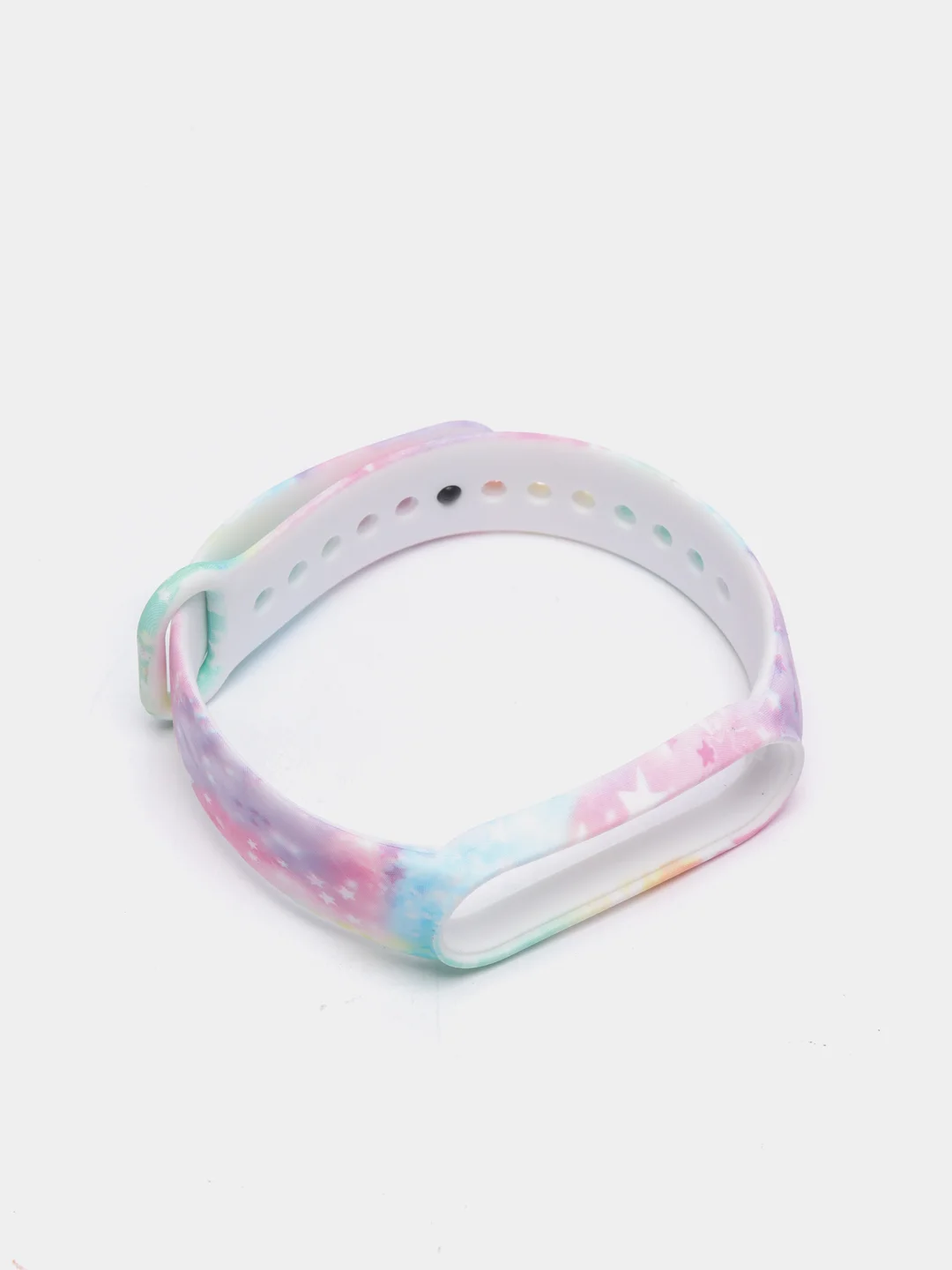 Розовый силиконовый ремешок космический для Xiaomi mi band 3 / 4 / 5 / 6