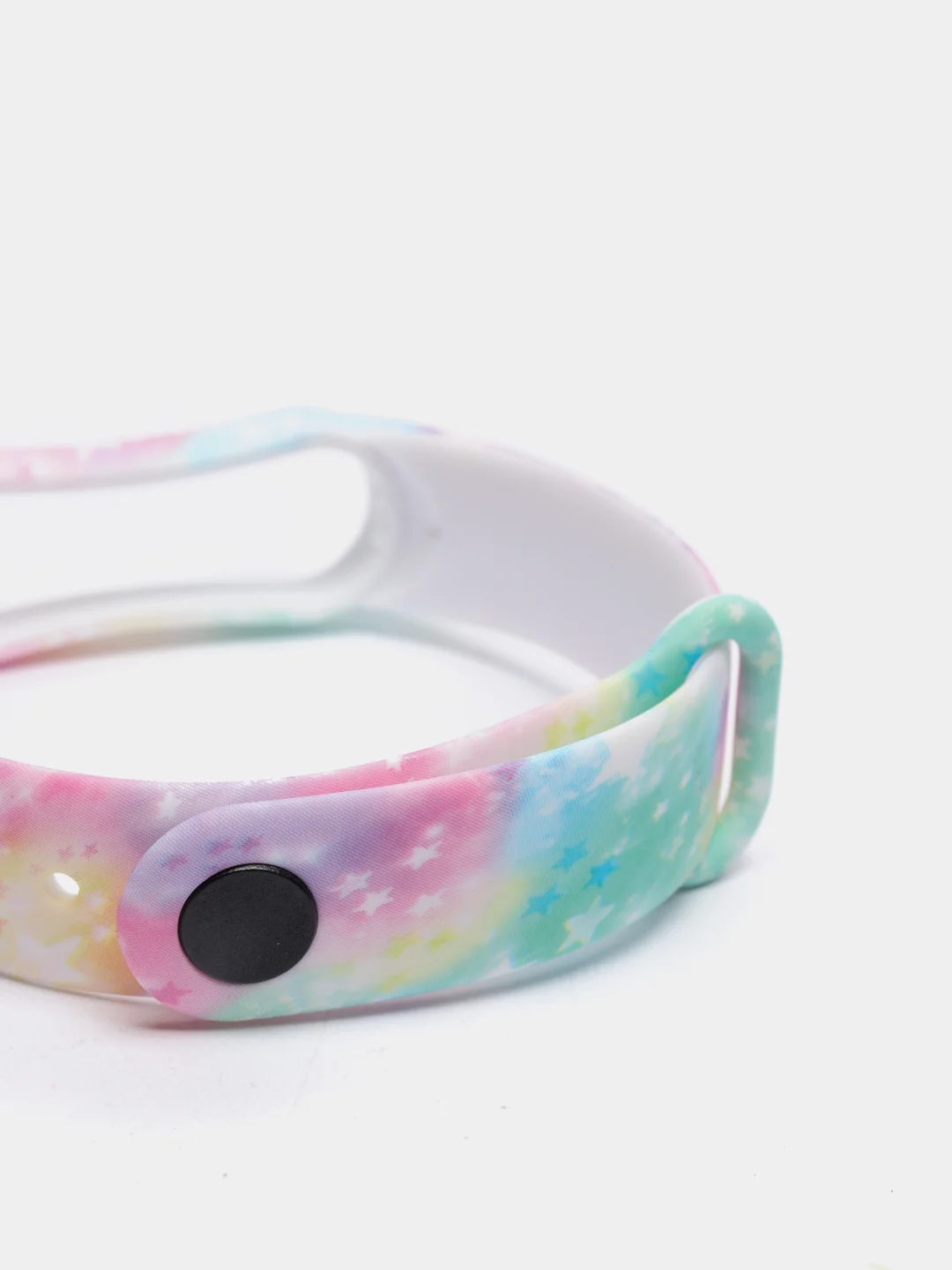 Розовый силиконовый ремешок космический для Xiaomi mi band 3 / 4 / 5 / 6