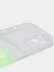 Салатовый чехол для iPhone 11/12/13/Pro/Max/XS/XR/7/8, с карманом, отсеком, отделением для карт