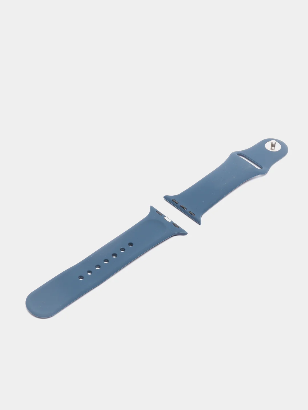 Синий силиконовый ремешок для Apple Watch на 38/40мм и 42/44 мм
