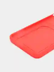 Красный чехол для iPhone 11, 12, 13, Pro, Max, 7, 8, Plus, с карманом для карт, защита камеры