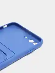 Индиго чехол для iPhone 11, 12, 13, Pro, Max, 7, 8, Plus, с карманом для карт, защита камеры