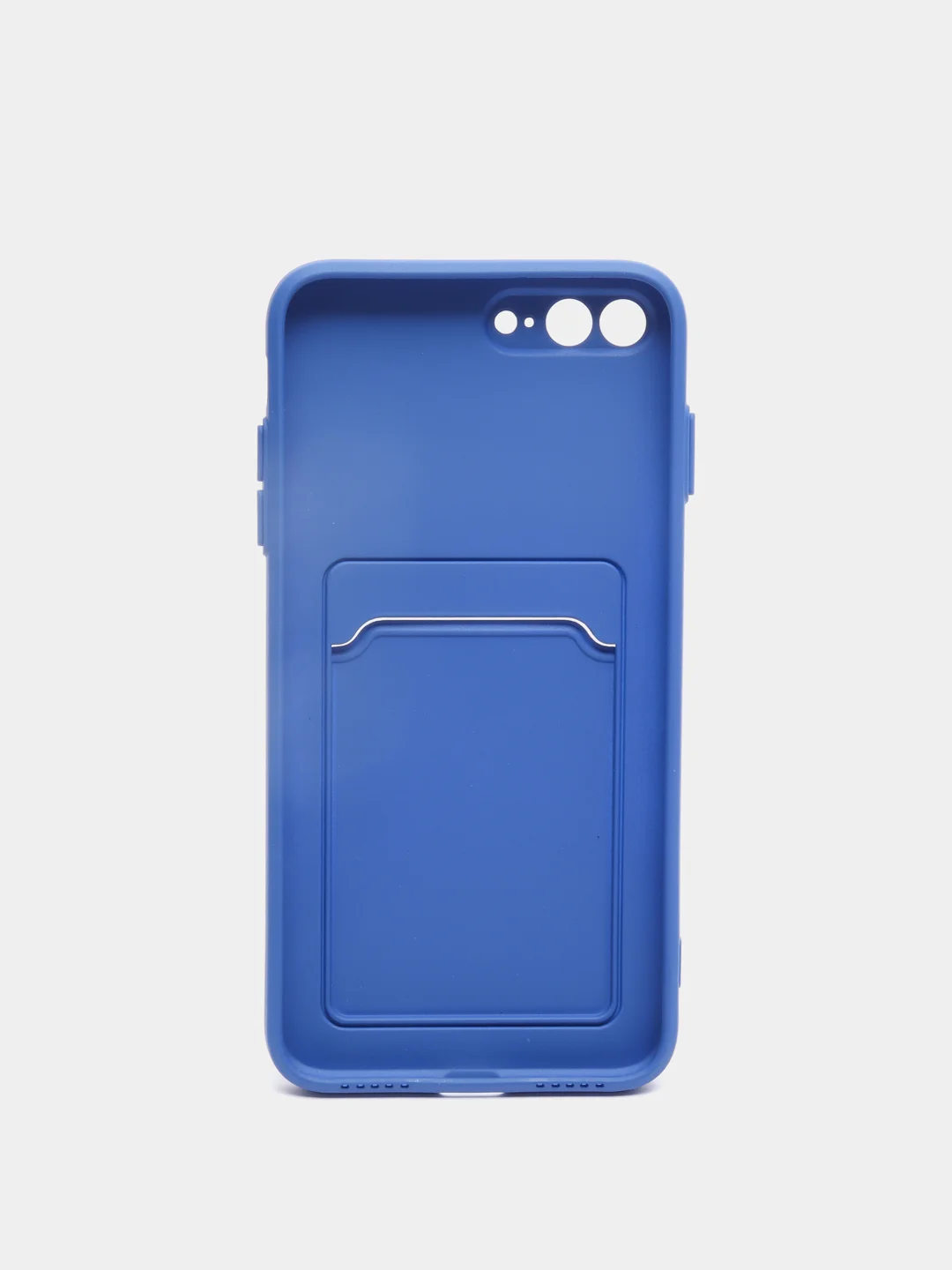 Индиго чехол для iPhone 11, 12, 13, Pro, Max, 7, 8, Plus, с карманом для карт, защита камеры
