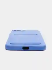 Индиго чехол для iPhone 11, 12, 13, Pro, Max, 7, 8, Plus, с карманом для карт, защита камеры