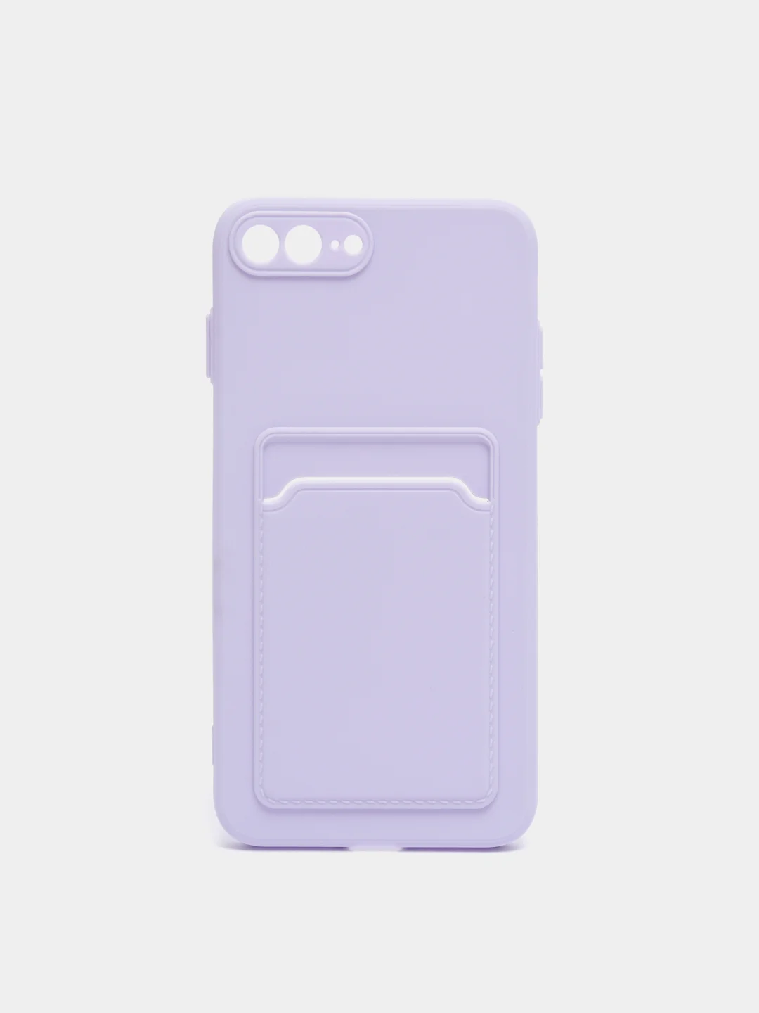 Лавандовый чехол для iPhone 11, 12, 13, Pro, Max, 7, 8, Plus, с карманом для карт, защита камеры