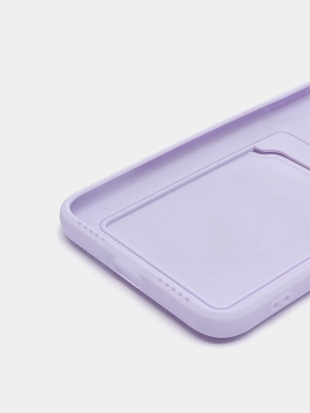 Лавандовый чехол для iPhone 11, 12, 13, Pro, Max, 7, 8, Plus, с карманом для карт, защита камеры