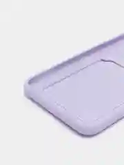 Лавандовый чехол для iPhone 11, 12, 13, Pro, Max, 7, 8, Plus, с карманом для карт, защита камеры