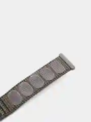 Хаки ремешок нейлоновый для Xiaomi mi band 3, 4, 5, 6 на липучке