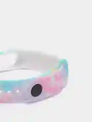 Розовый силиконовый ремешок космический для Xiaomi mi band 3 / 4 / 5 / 6