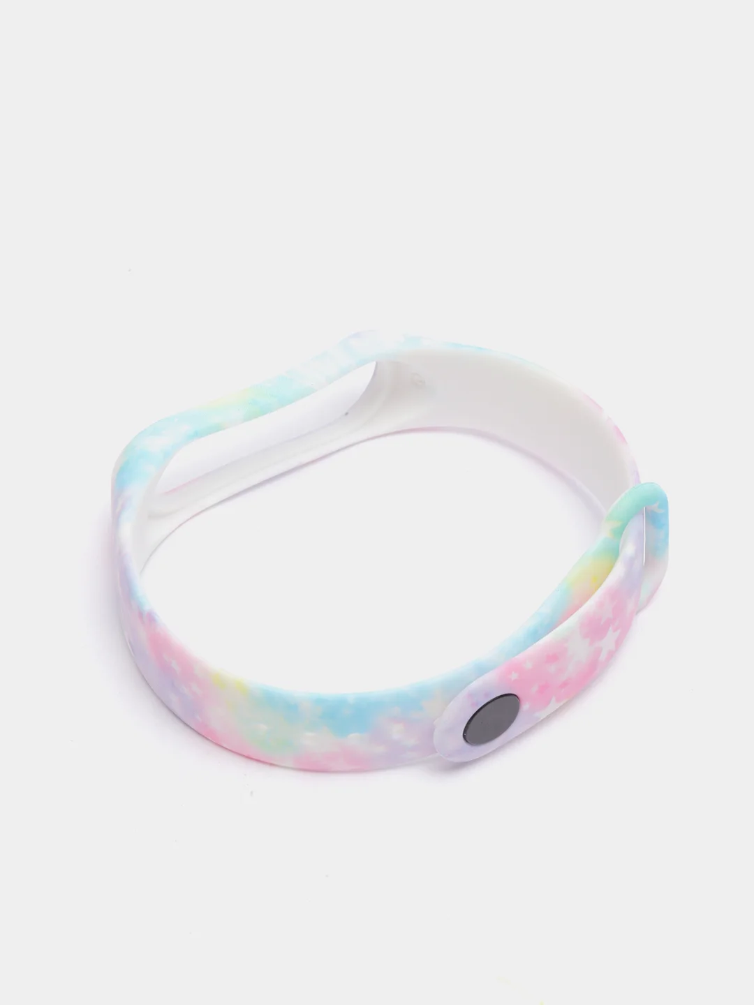 Розовый силиконовый ремешок космический для Xiaomi mi band 3 / 4 / 5 / 6