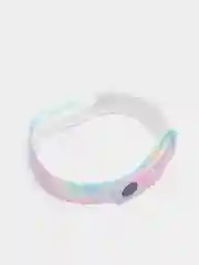 Розовый силиконовый ремешок космический для Xiaomi mi band 3 / 4 / 5 / 6