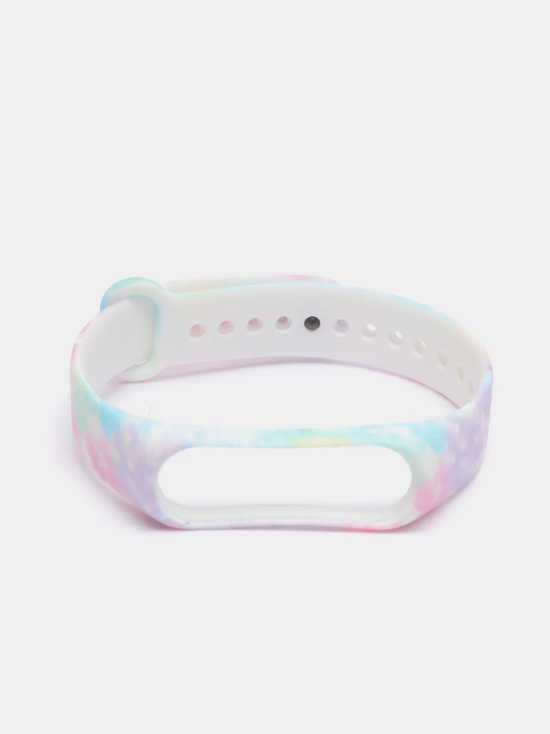 Розовый силиконовый ремешок космический для Xiaomi mi band 3 / 4 / 5 / 6