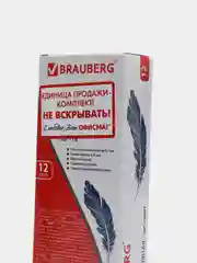 Ручка шариковая Brauberg Spark, синяя, 12 штук, 0,35 мм, 880184