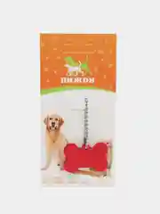 Красный адресник для животных под гравировку "Косточка", 3,8 х 2,5 см, два цвета