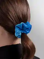 Голубой шелковая резинка из 100% натурального шелка
