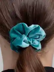 Зеленый шелковая резинка из 100% натурального шелка