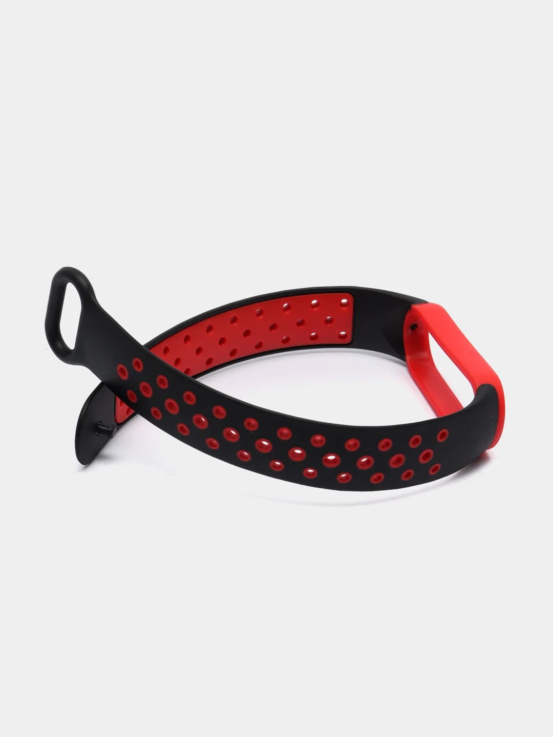Багровый ремешок для Xiaomi Mi Band 5 / 6 / 7 cиликоновый спортивный (Сяоми ми бенд))