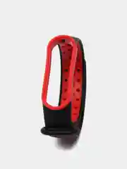 Багровый ремешок для Xiaomi Mi Band 5 / 6 / 7 cиликоновый спортивный (Сяоми ми бенд))