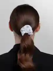 Белый шелковая резинка из 100% натурального шелка