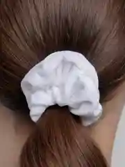 Белый шелковая резинка из 100% натурального шелка