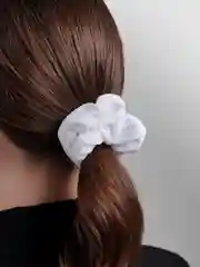 Белый шелковая резинка из 100% натурального шелка