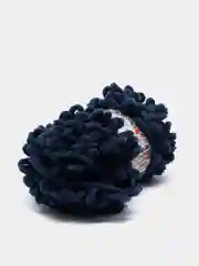 Синий меланж puffy Fine Alize пряжа маленькими петельками