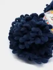 Синий меланж puffy Fine Alize пряжа маленькими петельками