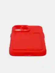 Красный чехол для iPhone 11, 12, 13, Pro, Max, 7, 8, Plus, с карманом для карт, защита камеры