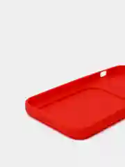 Красный чехол для iPhone 11, 12, 13, Pro, Max, 7, 8, Plus, с карманом для карт, защита камеры