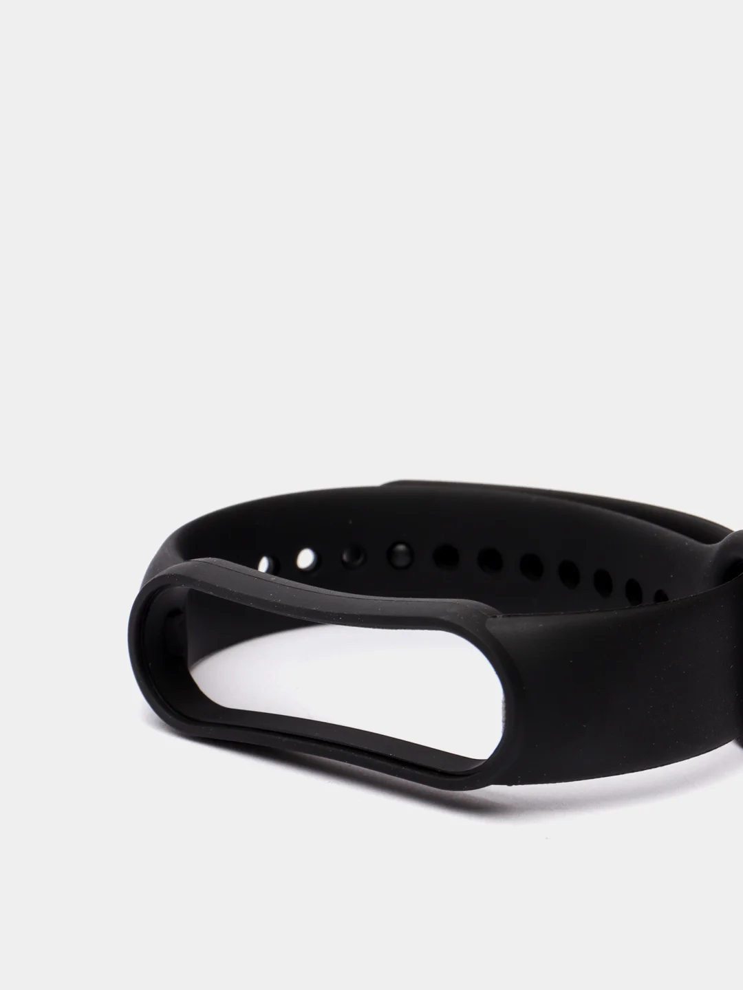 Черный силиконовый ремешок для Xiaomi Mi Band 6, Mi Band 5, ми банд 5/6