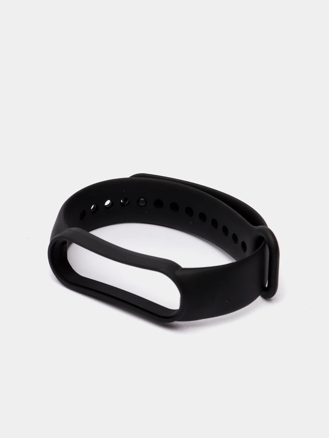 Черный силиконовый ремешок для Xiaomi Mi Band 6, Mi Band 5, ми банд 5/6