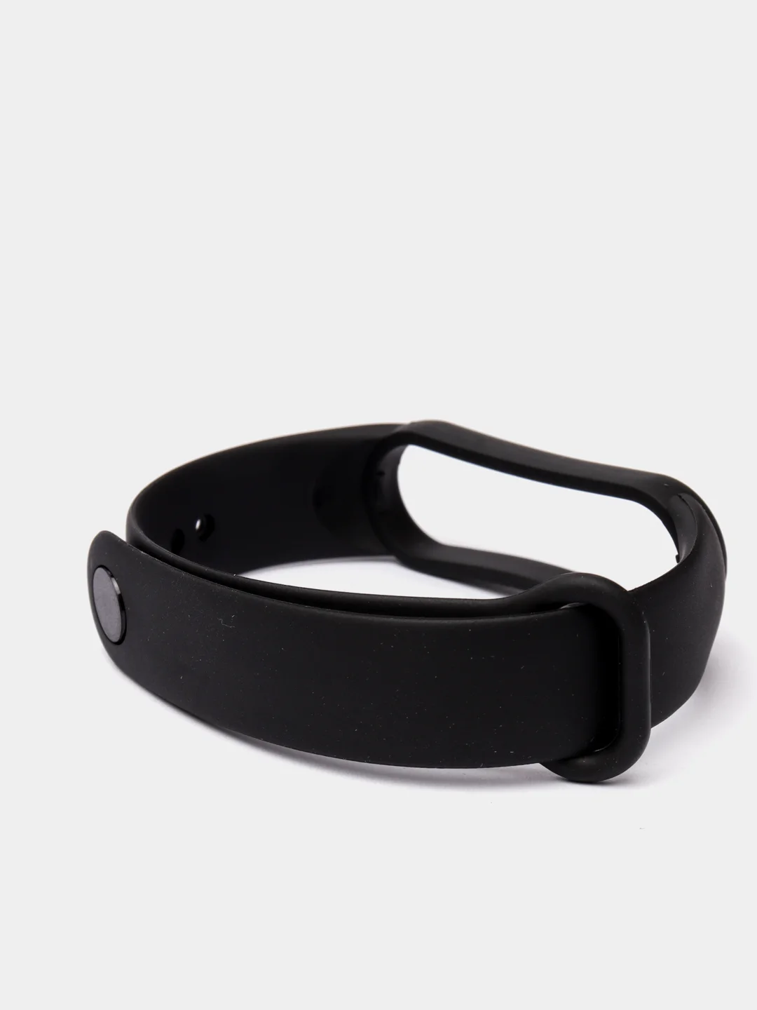 Черный силиконовый ремешок для Xiaomi Mi Band 6, Mi Band 5, ми банд 5/6
