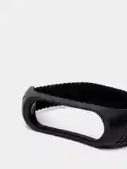 Угольный плетеный нейлоновый ремешок / монобраслет для Xiaomi Mi Band 3, 4, 5 и 6