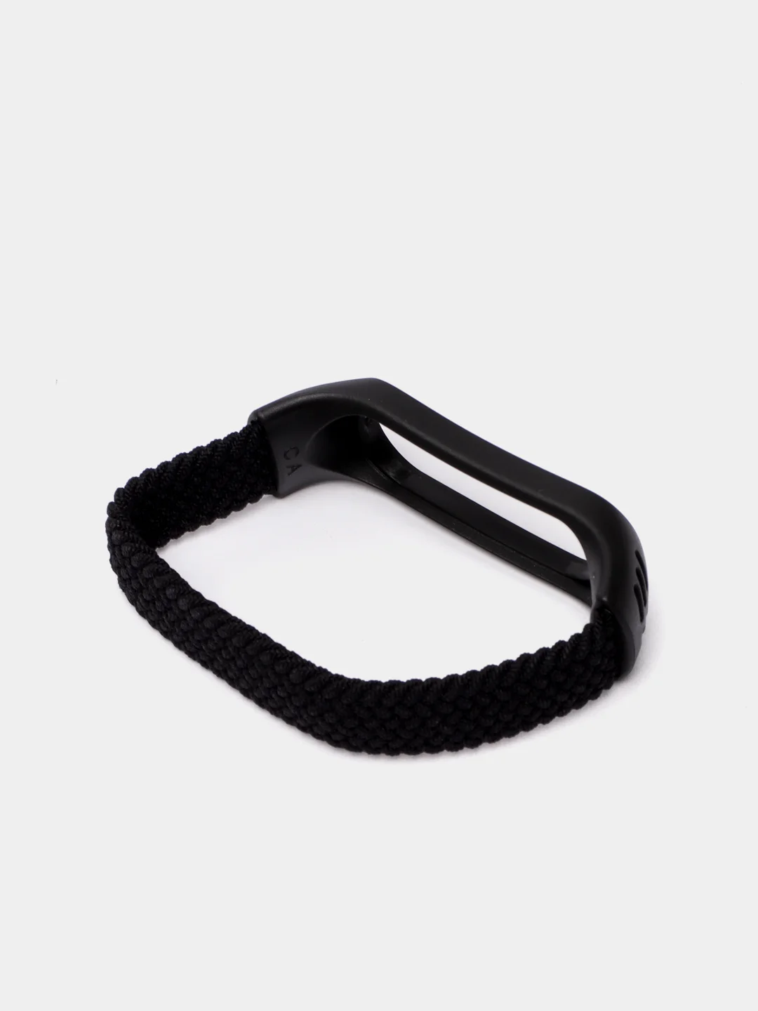 Угольный плетеный нейлоновый ремешок / монобраслет для Xiaomi Mi Band 3, 4, 5 и 6
