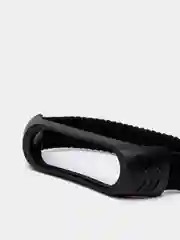 Угольный плетеный нейлоновый ремешок / монобраслет для Xiaomi Mi Band 3, 4, 5 и 6