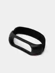 Угольный плетеный нейлоновый ремешок / монобраслет для Xiaomi Mi Band 3, 4, 5 и 6