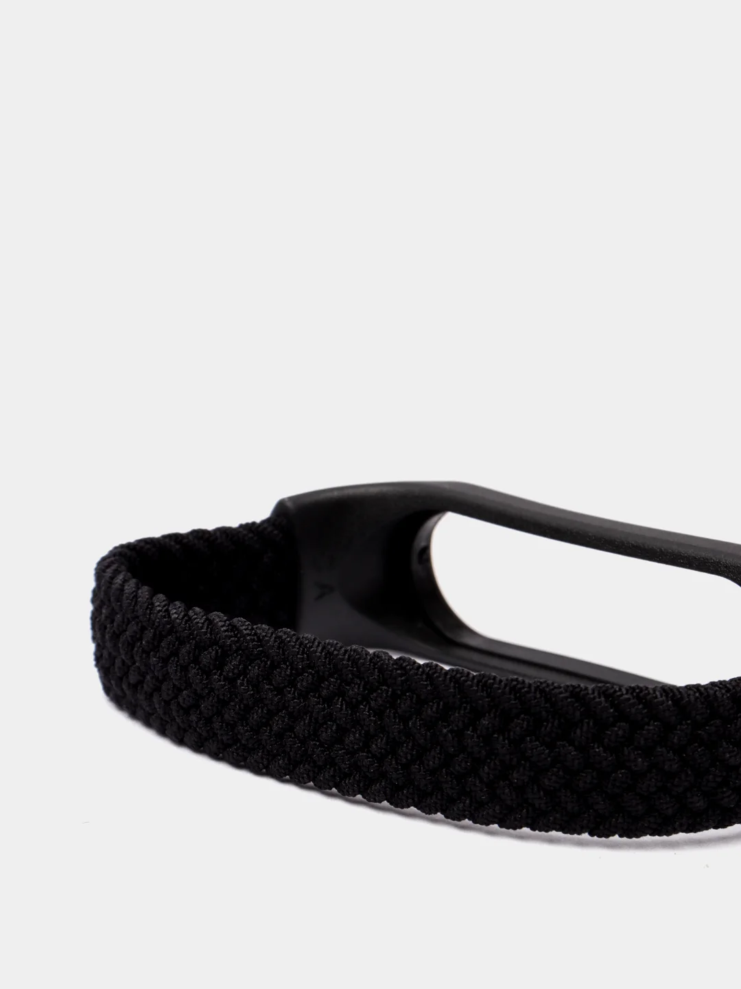 Угольный плетеный нейлоновый ремешок / монобраслет для Xiaomi Mi Band 3, 4, 5 и 6
