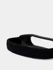 Угольный плетеный нейлоновый ремешок / монобраслет для Xiaomi Mi Band 3, 4, 5 и 6