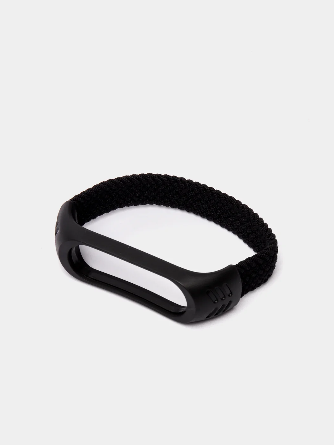 Угольный плетеный нейлоновый ремешок / монобраслет для Xiaomi Mi Band 3, 4, 5 и 6