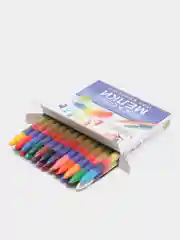 Восковые карандаши "Классика", 24 цвета, круглые