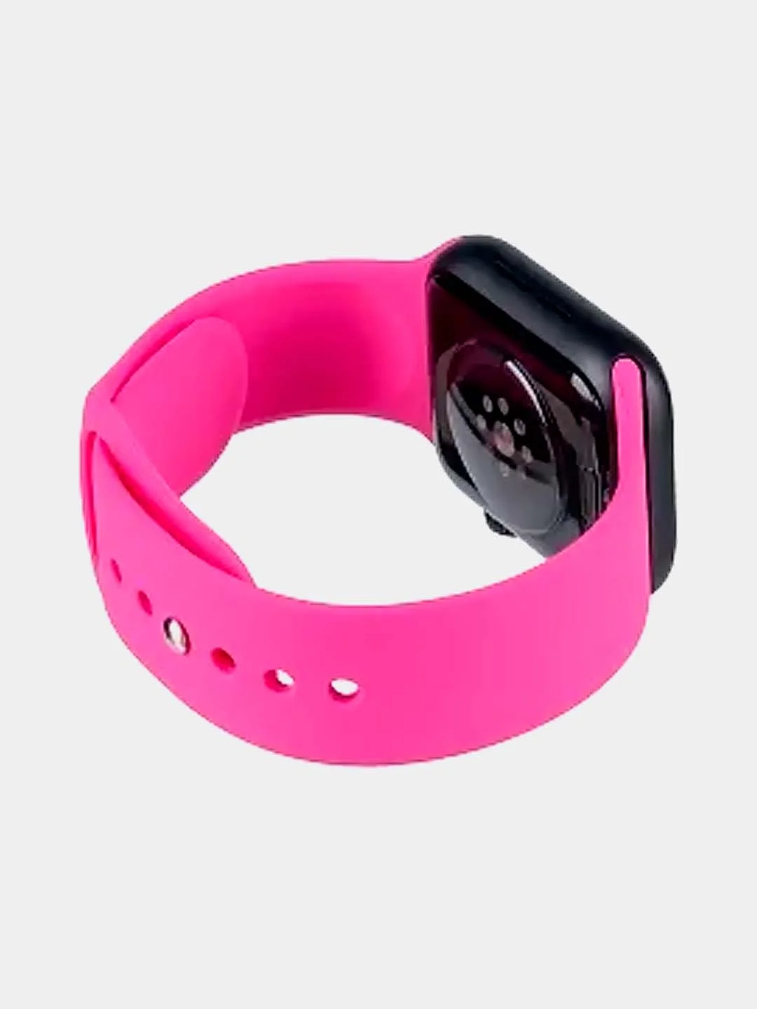 Фуксия ремешок для Apple Watch 38 мм / 40 мм / 42 мм / 44 мм , размер M, силиконовый