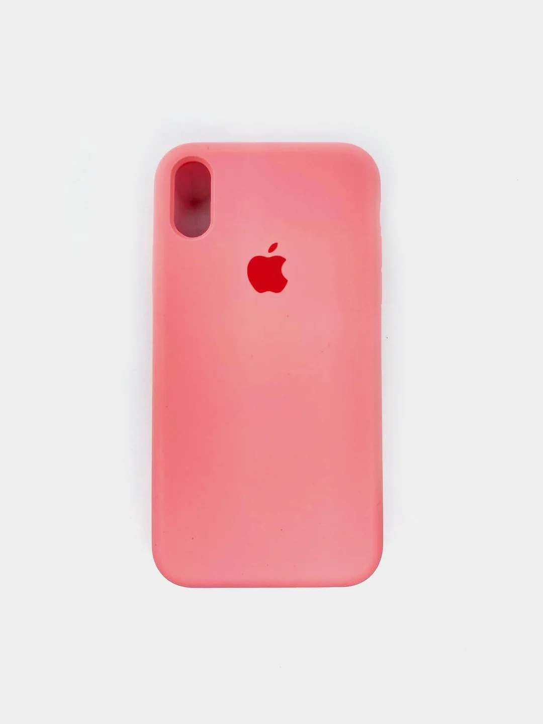 Пастельно-коралловый чехол для iPhone XR (Silicone Case)