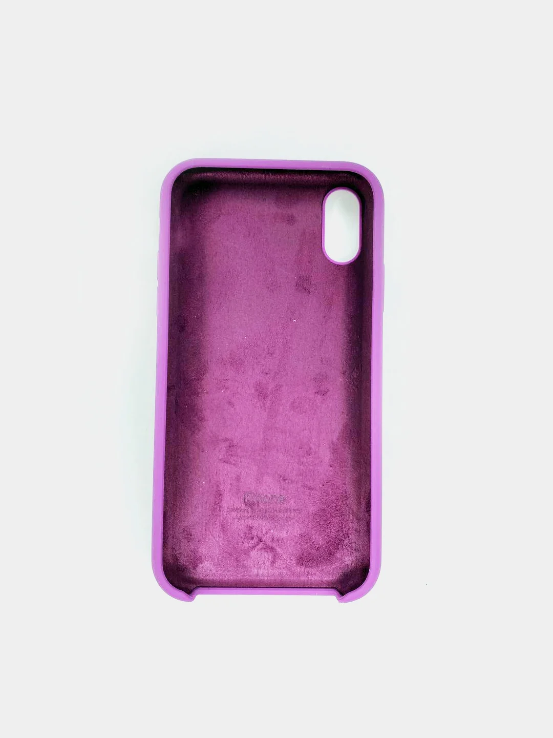 Пурпурный чехол для iPhone XR (Silicone Case)